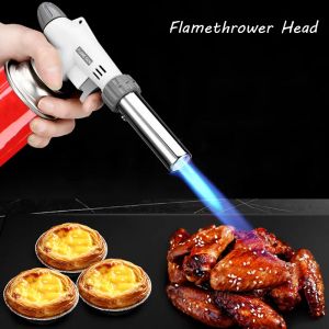 Torch Cooking Autoignition Butane Gas Welding-Burner Welding Gas Burner Flame Gas Torch Flame Gun Blow för BBQ Camping Cooking