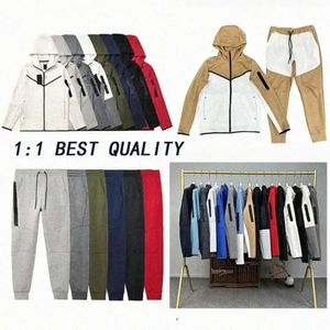 2023 Thick Man Sports Tech Fleece Felpa con cappuccio Designer Tuta Pantaloni Felpa con cappuccio Uomo Donna Jogger Tute Bottoms Abbigliamento sportivo Tuta ES