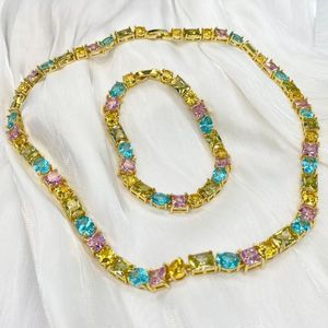 Цепи Bens Luxury Collese для женщин конфеты Crystal Chokers Винтажные мужчины/Женщины Рождественские подарки