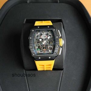 Mechanics style Luxury Fashion R i c h a r d Men's Super Watches Male wrist Fantastic watches RM11-03 designer High-end quality black bezel for men waterproof FX95