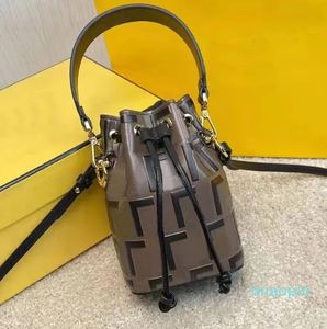 Designer-Season Mini Bucket Bag Shoulder Bags Handbag Women's Fashion Leather Handbag Removable Shoulders Strap 9 Colors