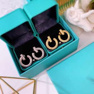 Big Gold Huggie Hoop Earring 여성을위한 초기 펜던트 목걸이 링크 트렌디 한 디자이너 패션 보석 파티 크리스마스 결혼 선물 생일 약혼