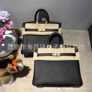 Bag Designer 23 Bk25/30 Platinum Togo Leather Gold and Silver Buckle Handbag Casual and Fashionable