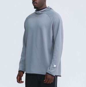 lu men blumie pullover sport sporty jogi z długim rękawem styl męski luźne kurtki sweter trening fitness