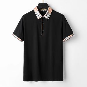 Herr- och kvinnors T-shirts Polo-skjortor med högkvalitativa broderier Klassiska Premium Casual Men's Shorte ärmar Bomull Bekväm trend Summer M-3XL 02