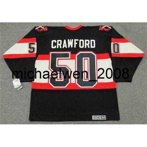 Weng Corey Crawford 1930-talets vintage Turn Back Hockey Jersey Alla sömda högkvalitativa alla namn något nummer varje storlek målvakt