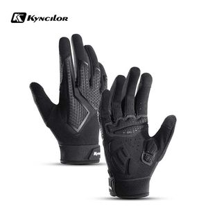 Tactical Gloves Men Women Cycling Gloves Full Finger Non-Slip Shock-proof Gel Pad Breathable Road Mountain Bike Bicycle Motorcycle Riding Gloves zln231111