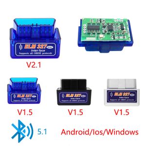 New Mini Bluetooth ELM327 V2.1 V1.5 Auto OBD Scanner Code Reader Tool Car Diagnostic Tool Super ELM 327 For Android OBDII Protocols