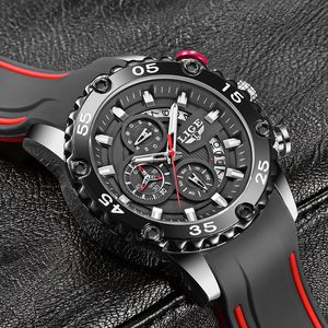 Wristwatches Relogio Masculino LIGE Luminous Men Watch Sport Army Mens Watches Waterproof Quartz Clock Man Chronograph Military WristWatch 230410