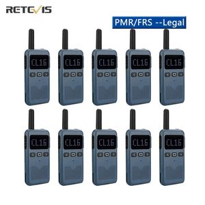 Outros artigos esportivos 10 pcs Walkie Talkie Mini Retevis USB Tipo C Telefone RB619 PMR 4 Rádio WalkieTalkies Rádio portátil bidirecional PTT el 231110