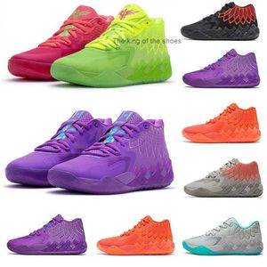 MB.01og Boots Lamelo Ball 1 MB.01 Men basketskor Sneaker Black Blast Buzz lo Ufo inte härifrån drottning City Rick och Morty Rock Ridge Red Mens