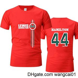 T-shirt da uomo estive Formula One Racer con Hamilton F1 Racing Fans Short Seved No.44 2022 3D T-shirt da uomo 4113