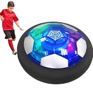 Unisex Hover Soccer Ball with LED Lights, Red Floating Foam Football, Indoor/Outdoor Games for Kids, 18cm Diameter