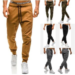 Men Joggers 2019 nouveau pantalons décontractés hommes marque vêtements de haute qualité printemps Long kaki pantalon élastique mâle pantalon hommes Joggers 3XL298W