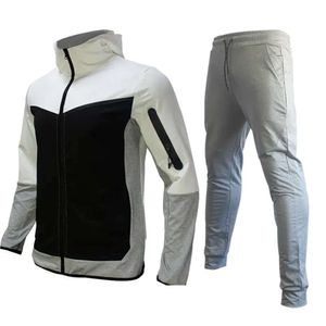 2023 designer fino dos homens roupas esportivas tecnologia calças de lã treino sportwear calça treino solto um zip camuflagem mansess