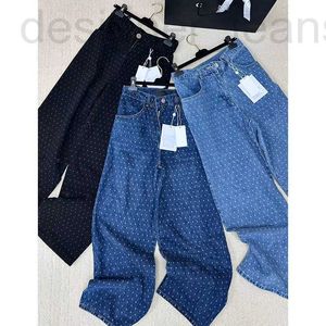 Damenjeans Designer Shenzhen Nanyou 2023 Frühjahr/Sommer Neu Jennie Same High Waist Slim Fragrant Cowboy Wide Leg Pants 027D