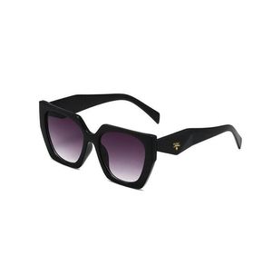 Designer-Damen-Sonnenbrille Damen-Sonnenbrille Attidute Eyewear Klassische Sonnenbrille mit geschlossenem Schatten Rahmen schwarz weiße Brille Sommer-Frauen-Sonnenbrille 009