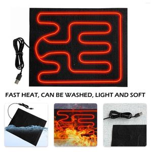 Carpets USB Pet Heating Film Warm Folding Heated Sheet Waterproof Cushion Mat Reptile Pads Winter Car Outdoor Seat W1Q5