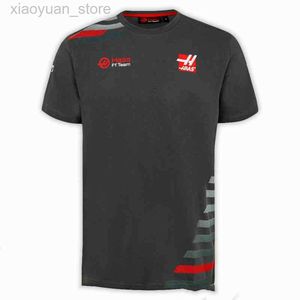 Erkek Tişörtler Erkekler 2021 Yeni Haas Team T-Shirt F1 Kısa Kollu Dağ Bisikleti Gömlek Moto Motosiklet Yarış Takım Dış Mekan Hızlı Kuru Spor Tees 3M411 3M411