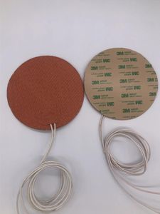 Carpets 220V 350W 380mm OD Flexible Waterproof Silicone Heater Pad For 3D Printer Oil Tank Drum