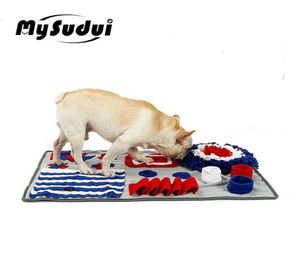 Dog Puzzle Toys Interactive Pet Dispenser Toy Slow Feeding Food Mat Training Foraging Sniffing Snuffelmat Feeder Pad Y11255475631