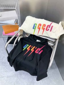 Bahar Tasarımcı Erkek Hoody Hoodies Külot Sweatshirtler Gevşek Hoodie Uzun Kollu Kapşonlu Jumper Erkekler Yüksek Kalite Kadın Siyah Puloer AB boyutu S-XL