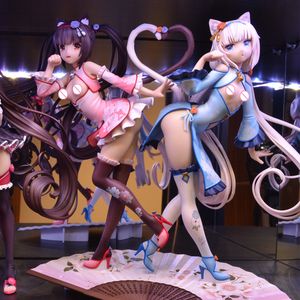 銃のおもちゃネコパラチャイニーズドレスショコラバニラエディションイラストサヨリ1/6スカイチューブPVCアクションフィギュ