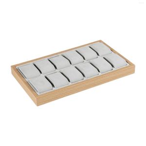 Watch Boxes Tray Collection With Removable Pillow Showcase Box Organizer For Display Drawer Countertop