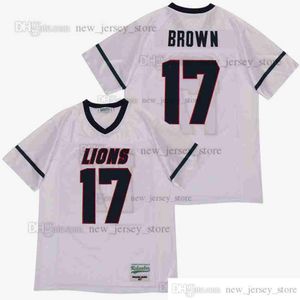 DIY Design Retro Movie Marquise Brown #17 High School Jersey Custom Stitched College Football Jerseys