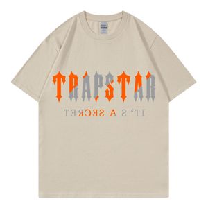 Trapstar Spring Summer Men Women T Shirt Gradient Color alphabet Hip Hop High Street Casual Short Sleeve Tee