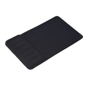 Freeshipping Anti-slip Silicone Gaming Mouse Pad Mat with Soft Gel Wrist Rest Mouse Pad Black Universal for Computer Laptop Netbook Jewrk