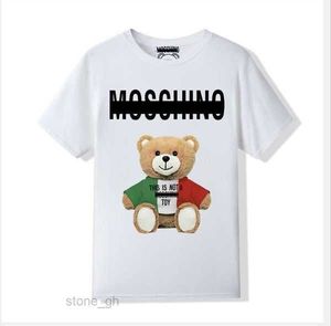 T-shirty Moschino Męskie 2023 Moschino Designer High Grade Damska T-shirt i styl Crewneck krótkie rękaw 10 YXHS