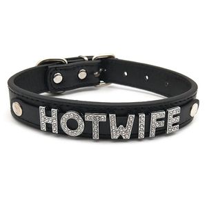 Anhänger Halsketten Goth PU Leder Benutzerdefinierte Namen Halskette Personalisierte Brief Frau Choker Kragen für Frauen Männer Sexy Party Cospaly Schmuck Geschenke 231110