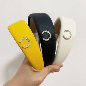 3color Letters Cross Knotted Headbands Vintage Retro Charm Women Hair Hoop Wide Edge Vintage Hairbands Accessories