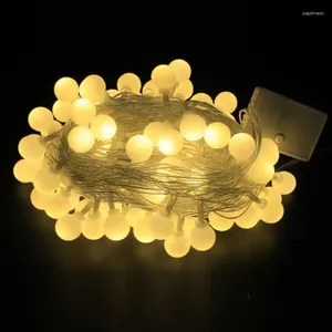 Dizeler LED Işıklar Düğün Dekorasyonu USB Güç 10m/100led Su Geçirmez Yıl Çelenk Peri Dize Işık Noel Tatil Partisi