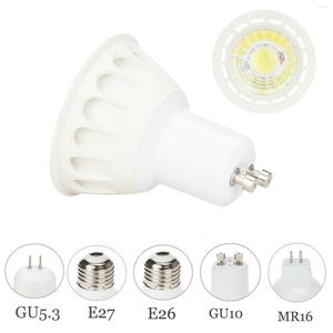 GU10 GU5.3 F Lens Spotlight LED AC 85-265V NO Dimmable DC12V Spot Light Bulbs Bright Cool Warm White Lamp