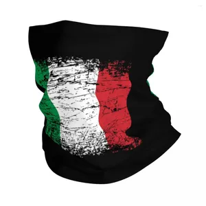 Scarves Italia Italy Bandana Neck Gaiter Printed Italian Flag Wrap Scarf Multi-use Headband Running For Men Women Adult Windproof