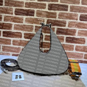 Bolsa de ombro com tiras de couro genuíno anexada para bolsas femininas bolsas de ombro de tamanho grande com metal entrelaçado