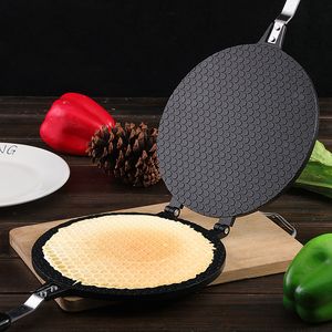 Matlagningsredskap Non -Stick Egg Roll Waffle Maker Stek Cake Mold For Home Bakeware DIY Mini Ice Cream Cone Tool Baking Pastry 230411