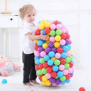 Sports Toys 200 Pcs Bag Inflatable Balls Toys Colorful Pool Balls Eco-Friendly Ocean Wave Balls for Dry Pool Soft Plastic Ball Pit Dia 5.5CM 230410