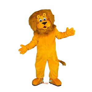 2024 Halloween Lion Mascot Costumes Carnival Hallowen gåvor Vuxna Fancy Party Games outfit Holiday Celebration Cartoon Character Outfits