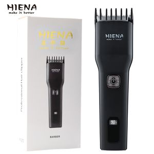 Clippers Trimmers HIENA USB Electric Hair Clippers Trimmers For Men Adults Kids Cordless Rechargeable Hair Cutter Machine Professional 230411