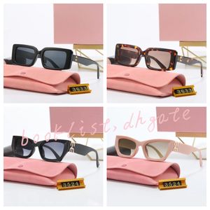 Fashion Designer Sunglasses Letters M Full Frame Colorful Sunglasses With Gift Box