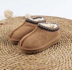 Tasman II Slippers Tazz Baby Shoes Chestnut Fur Slides Sheepes Sheerling Shearling الكلاسيكية فائقة التمهيد الشتوية البغال الشتاء