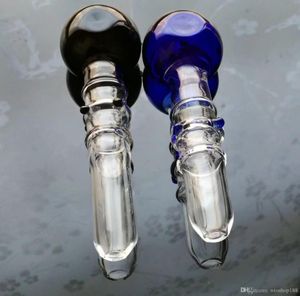 Nytt rökrör mini Hookah Glass Bongs Färgglada metallformade 3 omgångar med färgglad bubbelrör