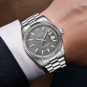 Wristwatches CADISEN ICEBLUE Dial Sapphire Glass Watches Men Japan MIYOTA Movt Men's Watch Mechanical Automatic Diver Clock 231110