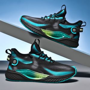 2023 Nya sneakers män skor andas andas stretch mesh ljus och mjuk sportdämpande löparskor för män stöder dropshipping