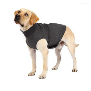 Dog Apparel Thunder Stress camisa clássica jaqueta cinza anti -colete para cães calmando roupas chihuahua