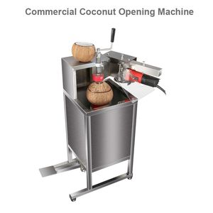 Commercial Coconut Opening Machine Fullautomatisk färskt kokosnöthål Stansmaskin Grön Young Coconut Opening Tool