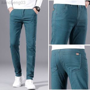 Mäns byxor herrbyxor Spring Autumn Casual Pants Sports Slimming 2022 New Straight Tube Small Ben Ben Byxor 28-38 män byxor W0411